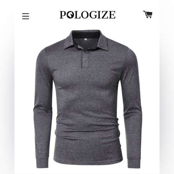 Pologize Quick Dry Long Sleeve Polo - Picture 1 of 10